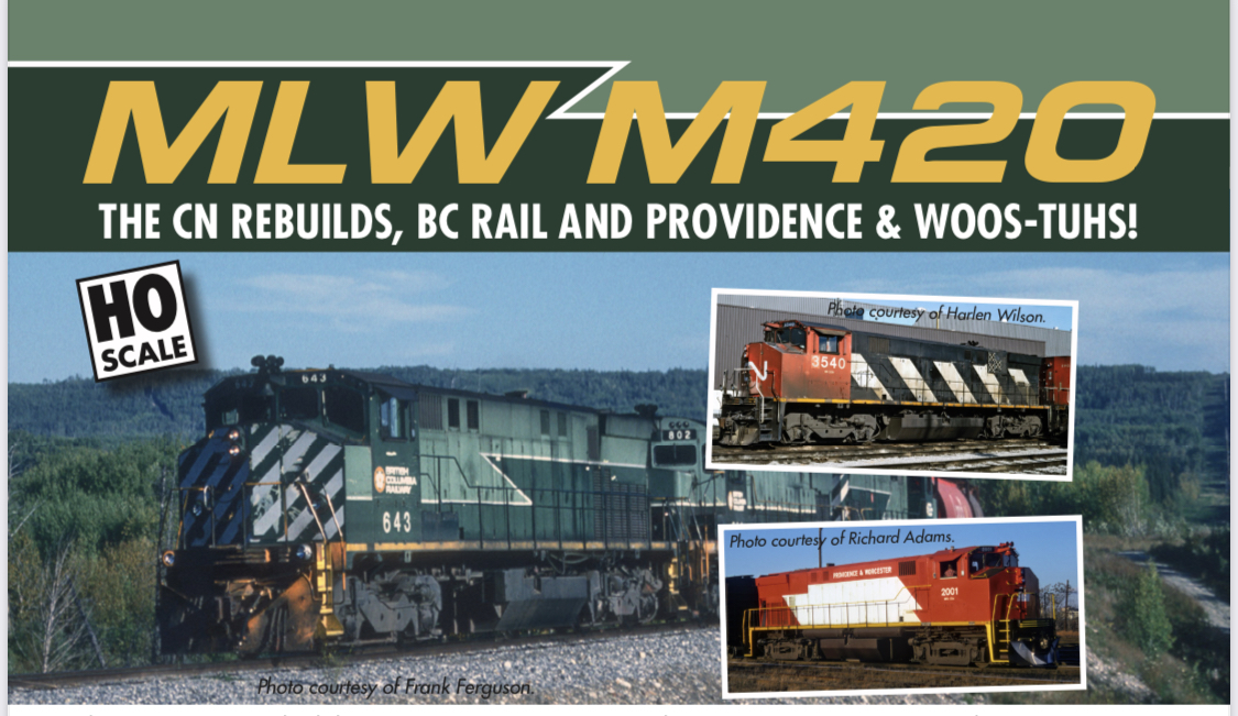 MLW M420 Diesel Locomotive Title Page